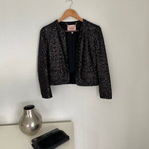 Juicy Couture XS Women’s Black Sequin Cropped Jacket